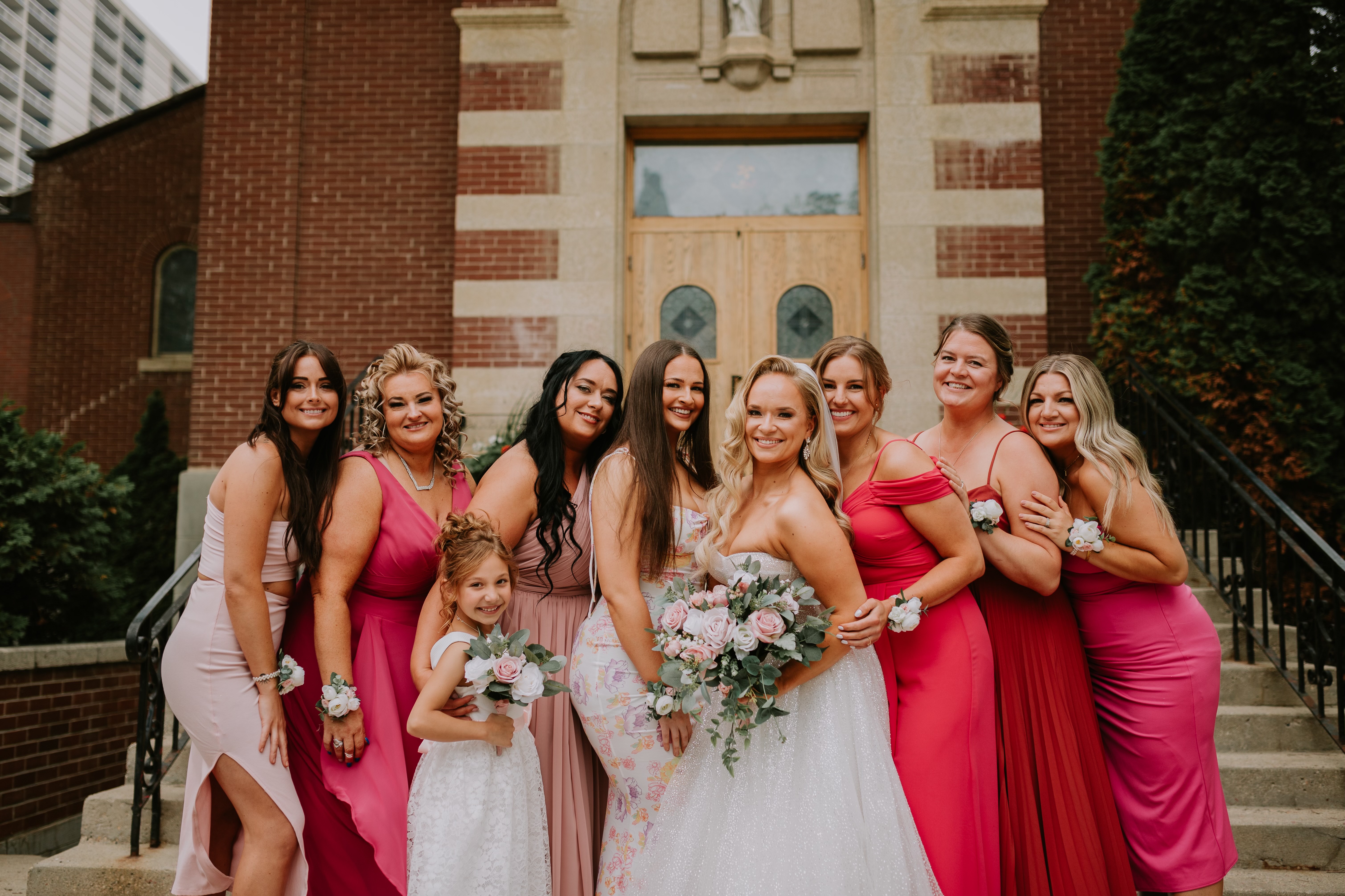 Group booking spray tan for wedding by Elevate Tanning